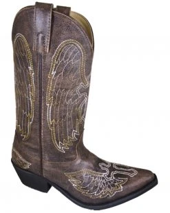 Smoky Mountain Women's Guardian Western Boots - Square Toe Brown